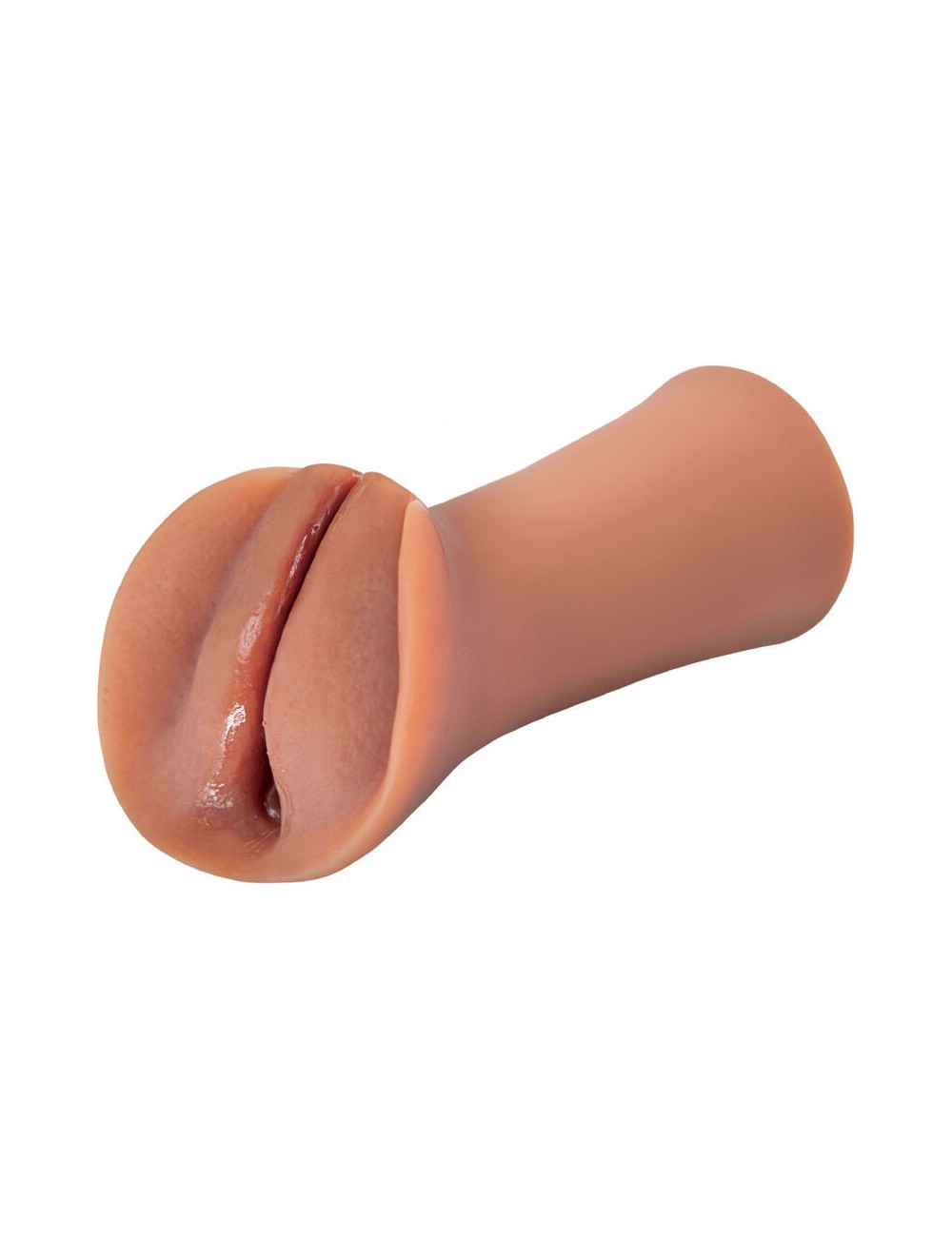 FETISH FANTASY EXTREME - MASTURBADOR MASCULINO SILICONA SLIPPERY SLIT CARAMELO
