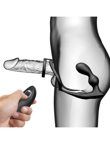 PRETTY LOVE - MARSHALL ANILLO PARA PENE + PLUG ANAL VIBRATORIO & CONTROL REMOTO