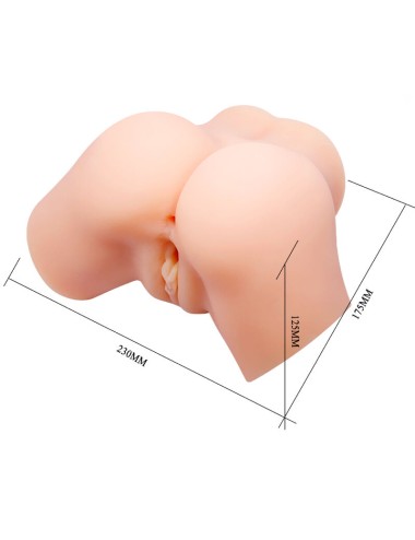 CRAZY BULL - VAGINA Y ANO REALISTICOS VIBRADOR SAMANTHA