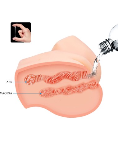CRAZY BULL - VAGINA Y ANO REALISTICOS VIBRADOR SAMANTHA