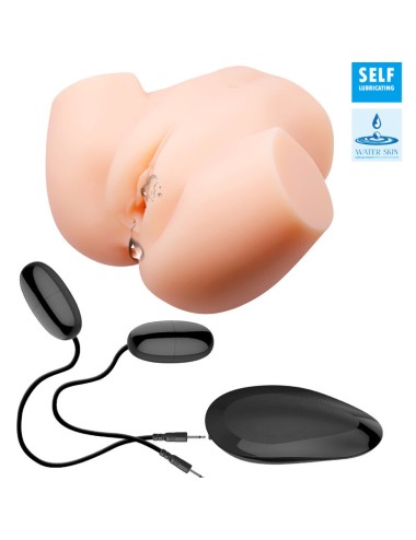 CRAZY BULL - VAGINA Y ANO REALISTICOS DOBLE VIBRACION