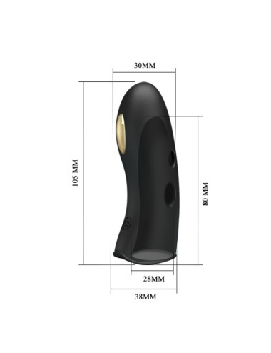 PRETTY LOVE - MARICO FUNDA DE DEDO ELECTRO-ESTUMILADOR NEGRO