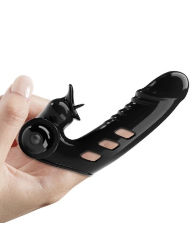PRETTY LOVE - CORBIN FUNDA DEDO VIBRADOR NEGRO