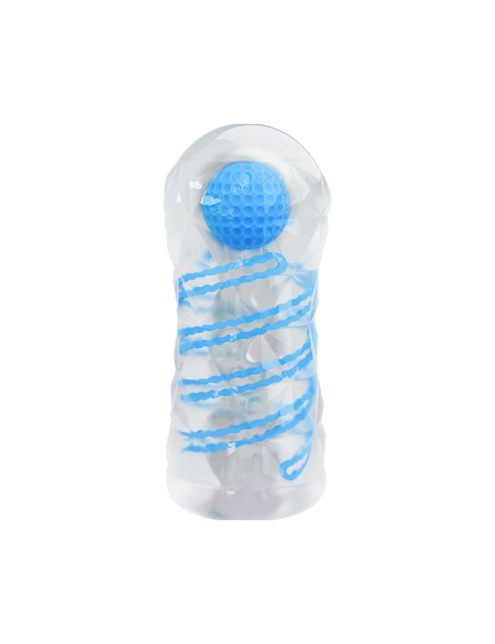 PRETTY LOVE - MASTURBADOR PEQUEÑO CON ESPIRALES AZUL