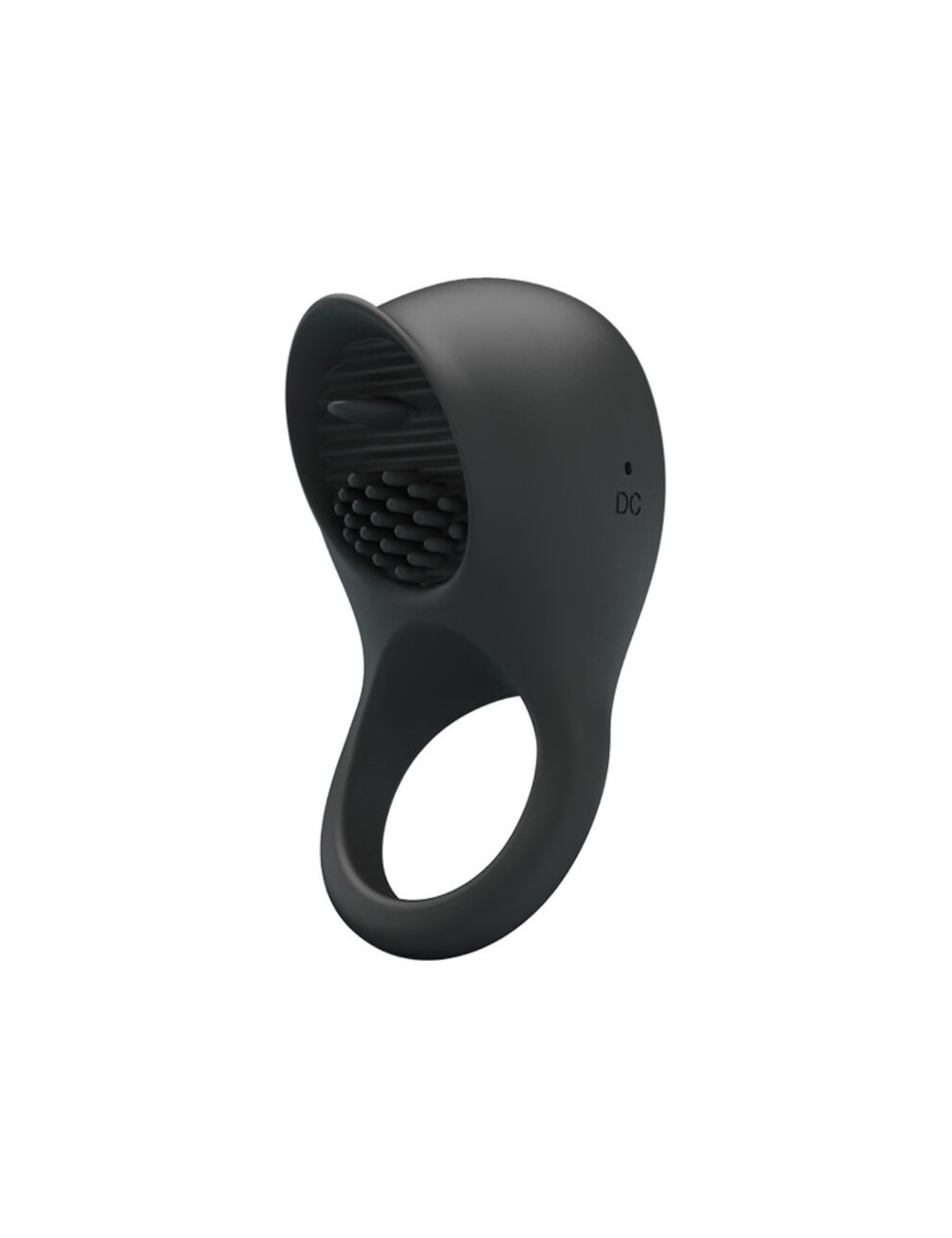 PRETTY LOVE - ANILLO VIBRADOR PARA PENE CON LENGUA NEGRO