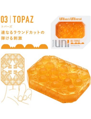 TENGA - UNI VARIETY MASTURBADOR DEDAL PACK 4 UDS