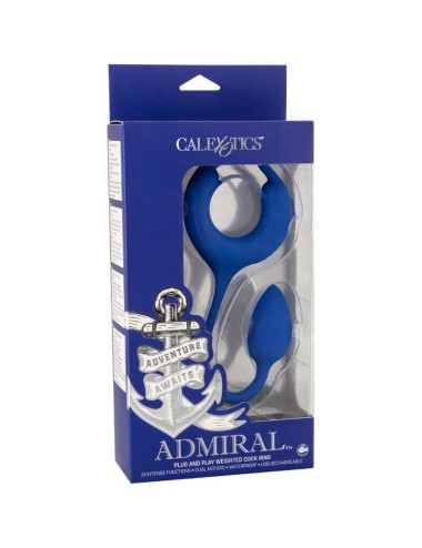 ADMIRAL - ANILLO CON PESO PARA PENE AZUL
