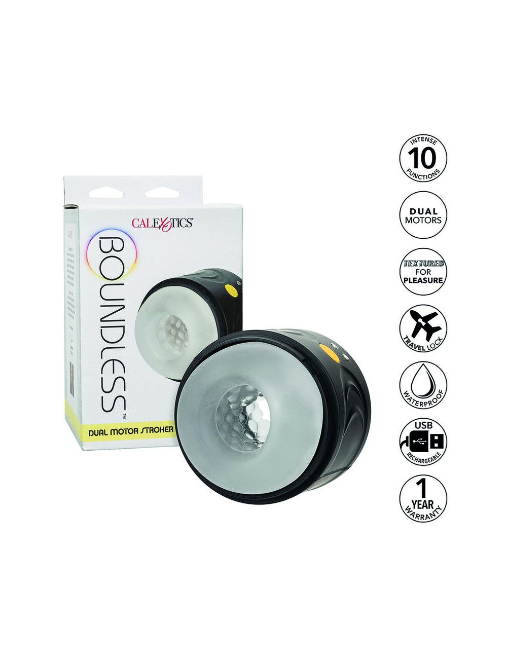 CALIFORNIA EXOTICS - BOUNDLESS MASTURBADOR DOBLE MOTOR