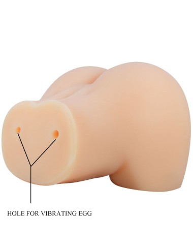 CRAZY BULL - VAGINA Y ANO REALISTICOS VIBRADOR MILA