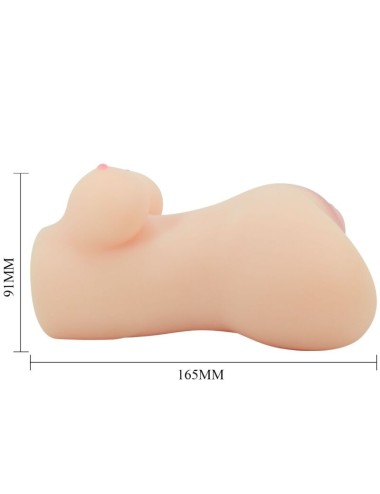 CRAZY BULL - VAGINA Y ANO REALISTICOS VIBRADOR HANNAH