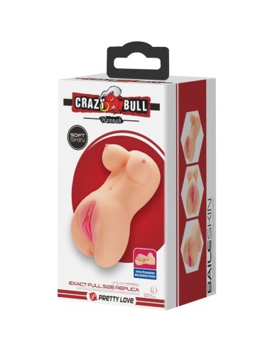 CRAZY BULL - VAGINA Y ANO REALISTICOS VIBRADOR HANNAH