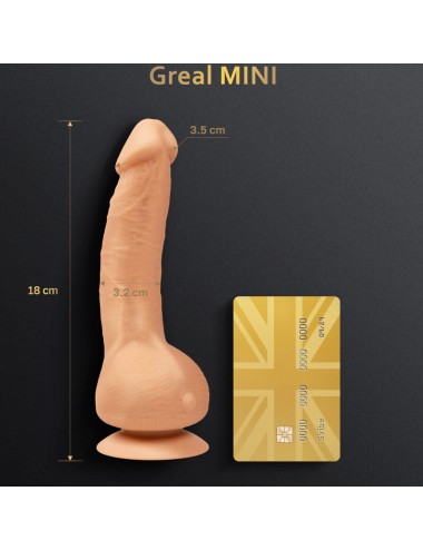 G-VIBE - GREAL MINI DILDO VIBRADOR SILICIONA NATURAL