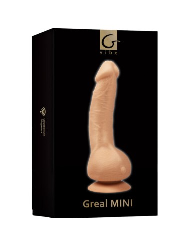 G-VIBE - GREAL MINI DILDO VIBRADOR SILICIONA NATURAL