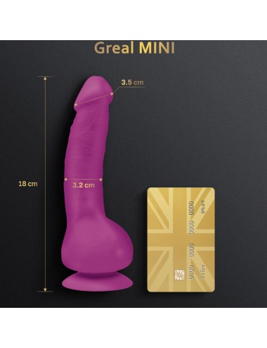 G-VIBE - GREAL MINI DILDO VIBRADOR SILICIONA FUCSIA