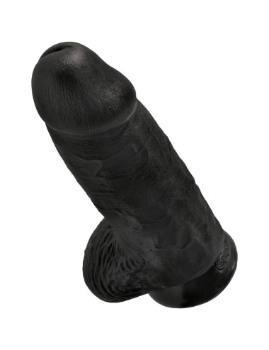 KING COCK - PENE REALISTICO CHUBBY 23 CM NEGRO