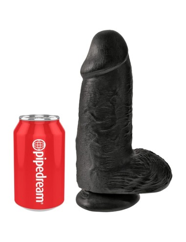 KING COCK - PENE REALISTICO CHUBBY 23 CM NEGRO