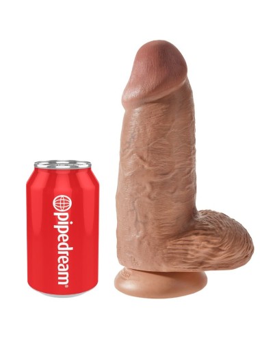 KING COCK - PENE REALISTICO CHUBBY 23 CM CARAMELO