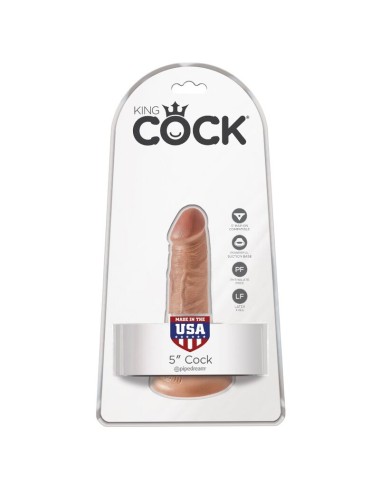 KING COCK - PENE REALISTICO 12 CM CARAMELO