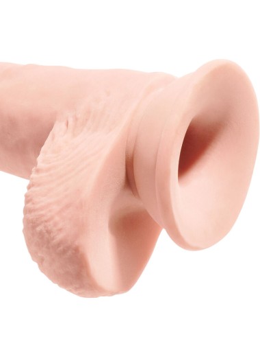 KING COCK - PENE REALISTICO CON TESTICULOS 19.4 CM NATURAL