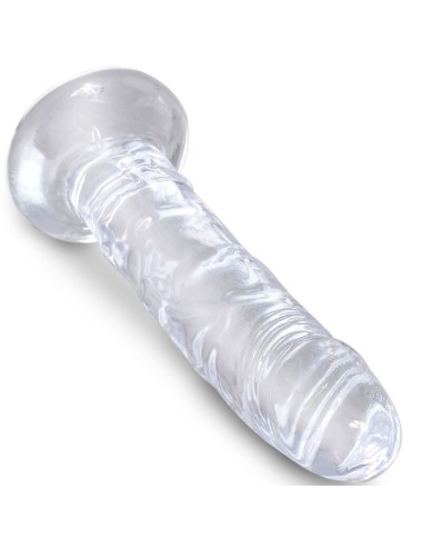 KING COCK - CLEAR PENE REALISTICO 15.5 CM TRANSPARENTE