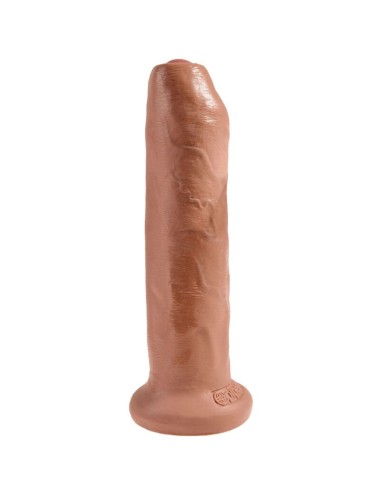 KING COCK - PENE REALISTICO CON PREPUCIO 17.8 CM CARAMELO