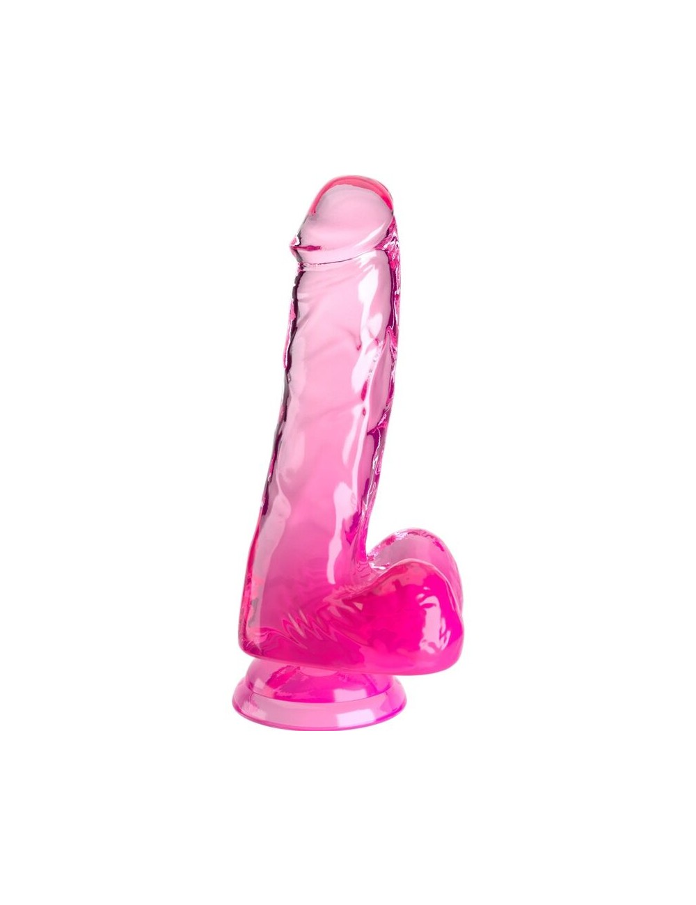 KING COCK - CLEAR PENE REALISTICO CON TESTICULOS 13.5 CM ROSA KING COCK - CLEAR PENE REALISTICO CON TESTICULOS 13.5 CM ROSA