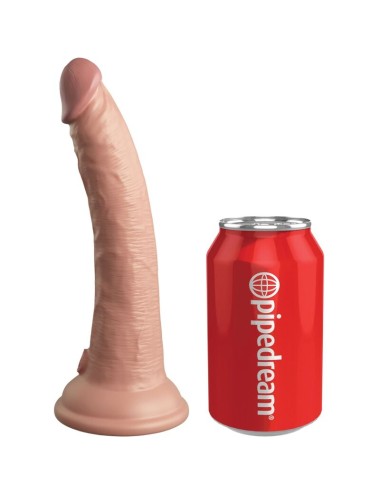 KING COCK - ELITE DILDO REALISTICO SILICONA 17.8 CM