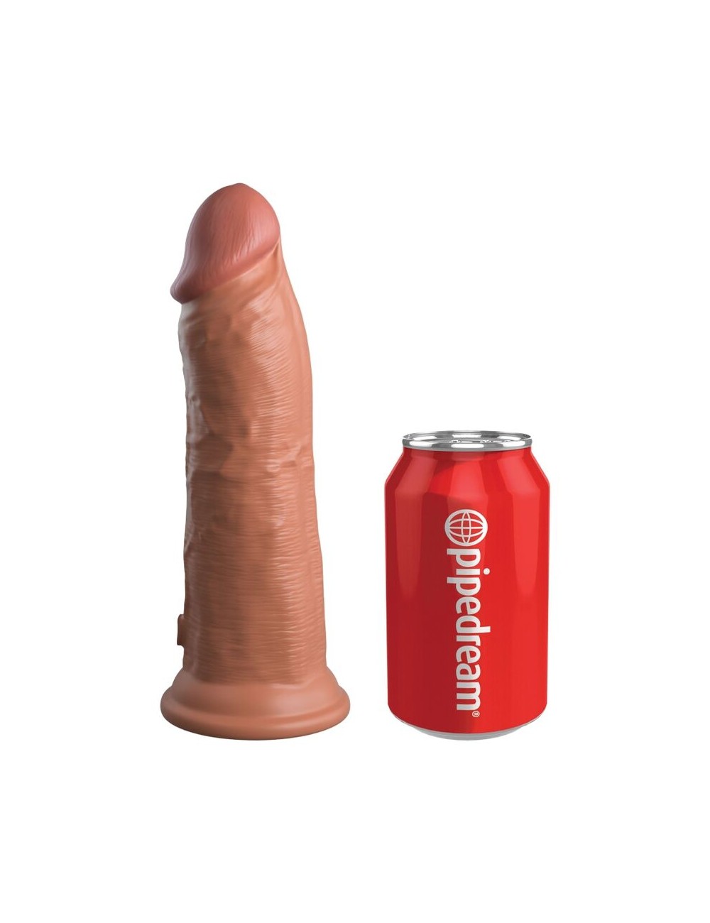 KING COCK - ELITE DILDO REALISTICO SILICONA 20.3 CM CARAMELO