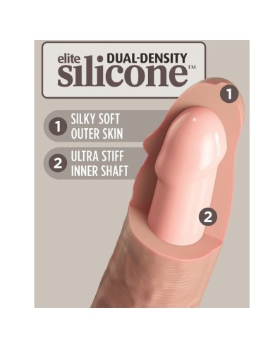 KING COCK - ELITE DILDO REALISTICO SILICONA 23 CM