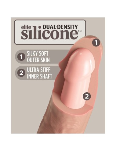 KING COCK - ELITE DILDO REALISTICO SILICONA 28 CM