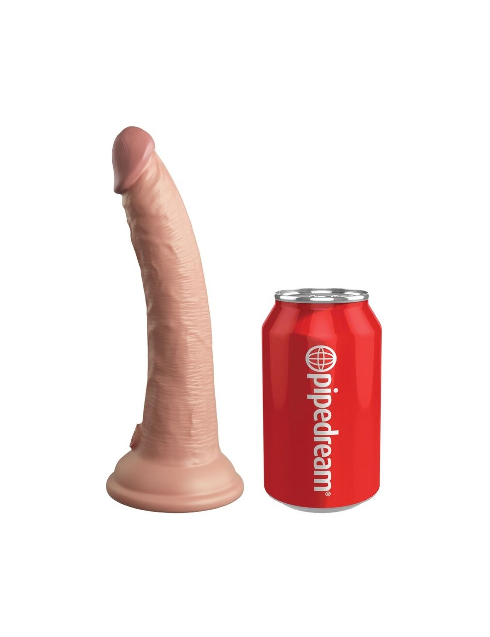 KING COCK - ELITE DILDO REALISTICO VIBRADOR & SILICONA CONTROL REMOTO 17.8 CM