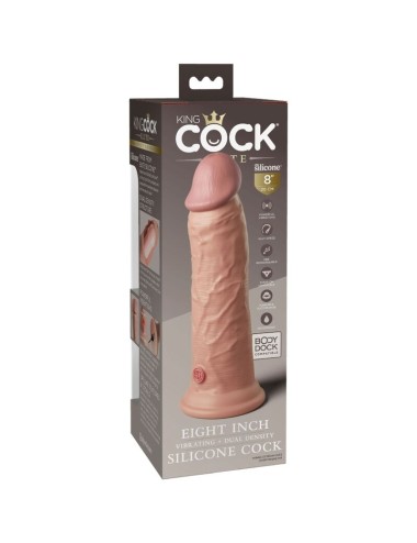 KING COCK - ELITE DILDO REALISTICO VIBRADOR & SILICONA 20.3 CM