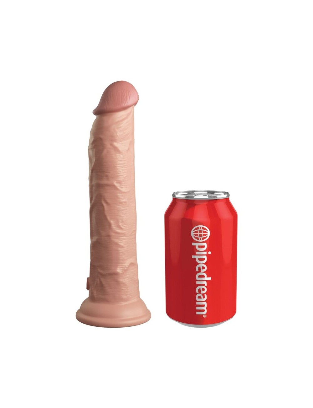 KING COCK - ELITE DILDO REALISTICO VIBRADOR & SILICONA CONTROL REMOTO 23 CM