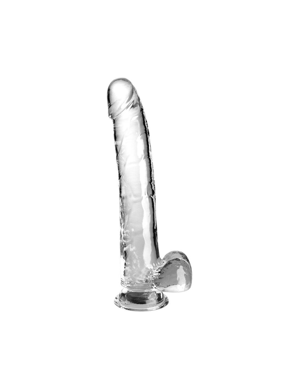 KING COCK - CLEAR DILDO CON TESTICULOS 24.8 CM TRANSPARENTE KING COCK - CLEAR DILDO CON TESTICULOS 24.8 CM TRANSPARENTE