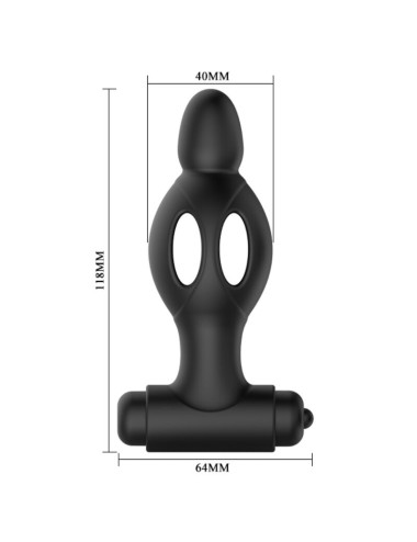 MR PLAY - PLUG ANAL DE SILICONA CON VIBRACIÓN