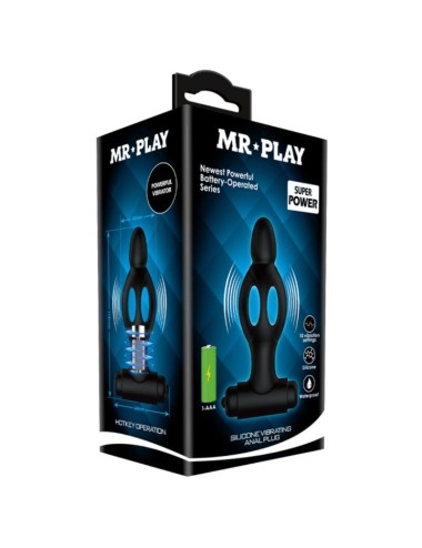 MR PLAY - PLUG ANAL DE SILICONA CON VIBRACIÓN