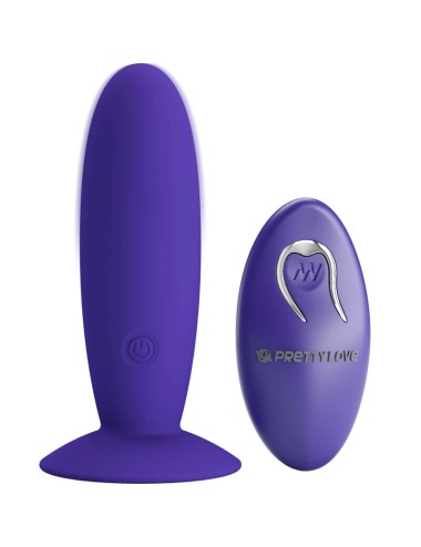 PRETTY LOVE - YOUTH PLUG ANAL VIBRADOR CONTROL REMOTO VIOLETA