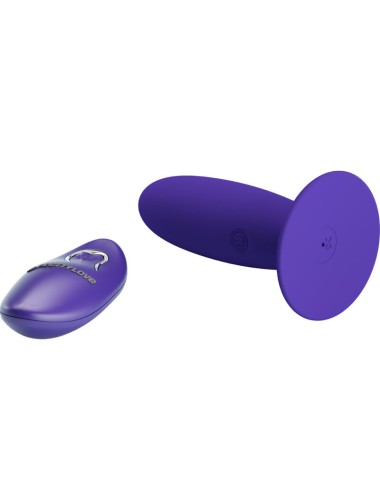 PRETTY LOVE - YOUTH PLUG ANAL VIBRADOR CONTROL REMOTO VIOLETA