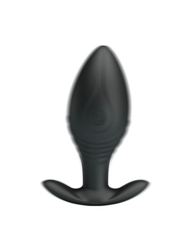 PRETTY LOVE - REGINA PLUG ANAL VIBRADOR RECARGABLE NEGRO