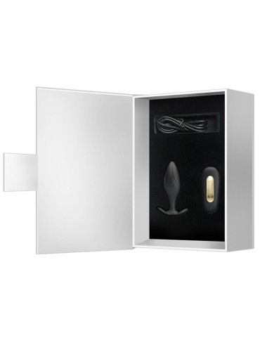 PRETTY LOVE - REGINA PLUG ANAL VIBRADOR RECARGABLE NEGRO