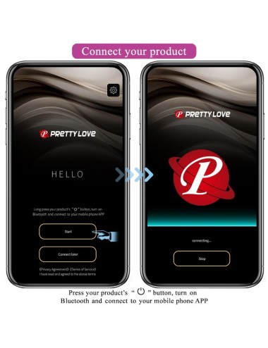 PRETTY LOVE - JEFFERSON PLUG ANAL CONTROLADO POR APP NEGRO
