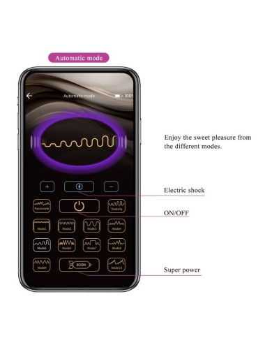 PRETTY LOVE - JEFFERSON PLUG ANAL CONTROLADO POR APP NEGRO