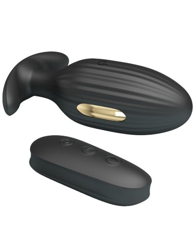 PRETTY LOVE - KELLY PLUG ANAL VIBRADOR RECARGABLE NEGRO