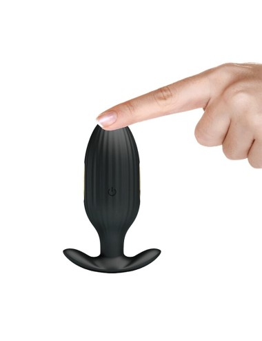 PRETTY LOVE - KELLY PLUG ANAL VIBRADOR RECARGABLE NEGRO