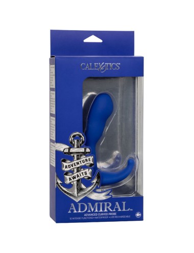 ADMIRAL - CURVED ESTIMULADOR & VIBRADOR ANAL AZUL