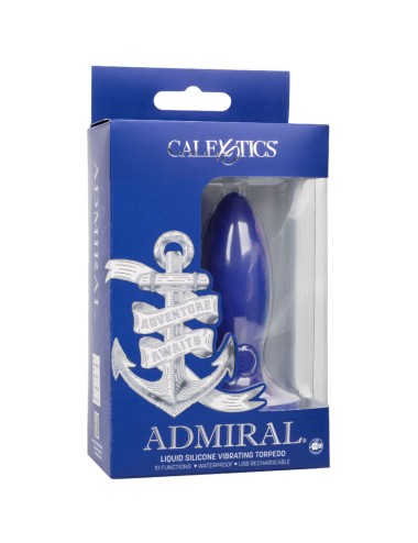 ADMIRAL - TORPEDO PLUG ANAL VIBRADOR AZUL