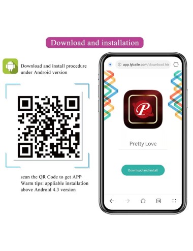 PRETTY LOVE - JEFFERSON PLUG ANAL CONTROLADO POR APP LILA
