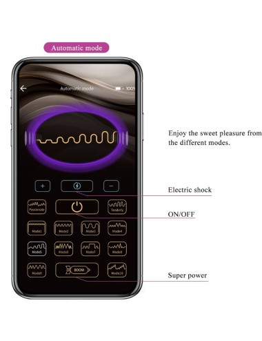 PRETTY LOVE - JEFFERSON PLUG ANAL CONTROLADO POR APP LILA