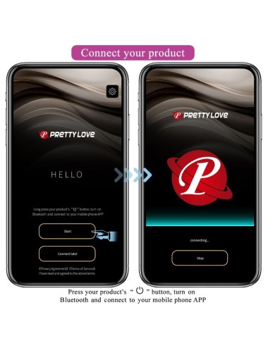 PRETTY LOVE - JEFFERSON PLUG ANAL CONTROLADO POR APP LILA