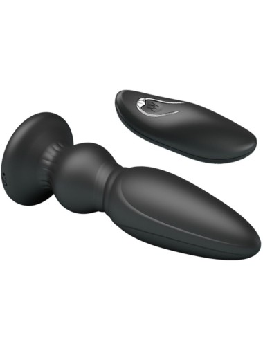 MR PLAY - VIBRADOR POTENTE CONTROL REMOTO ANAL PLUG NEGRO